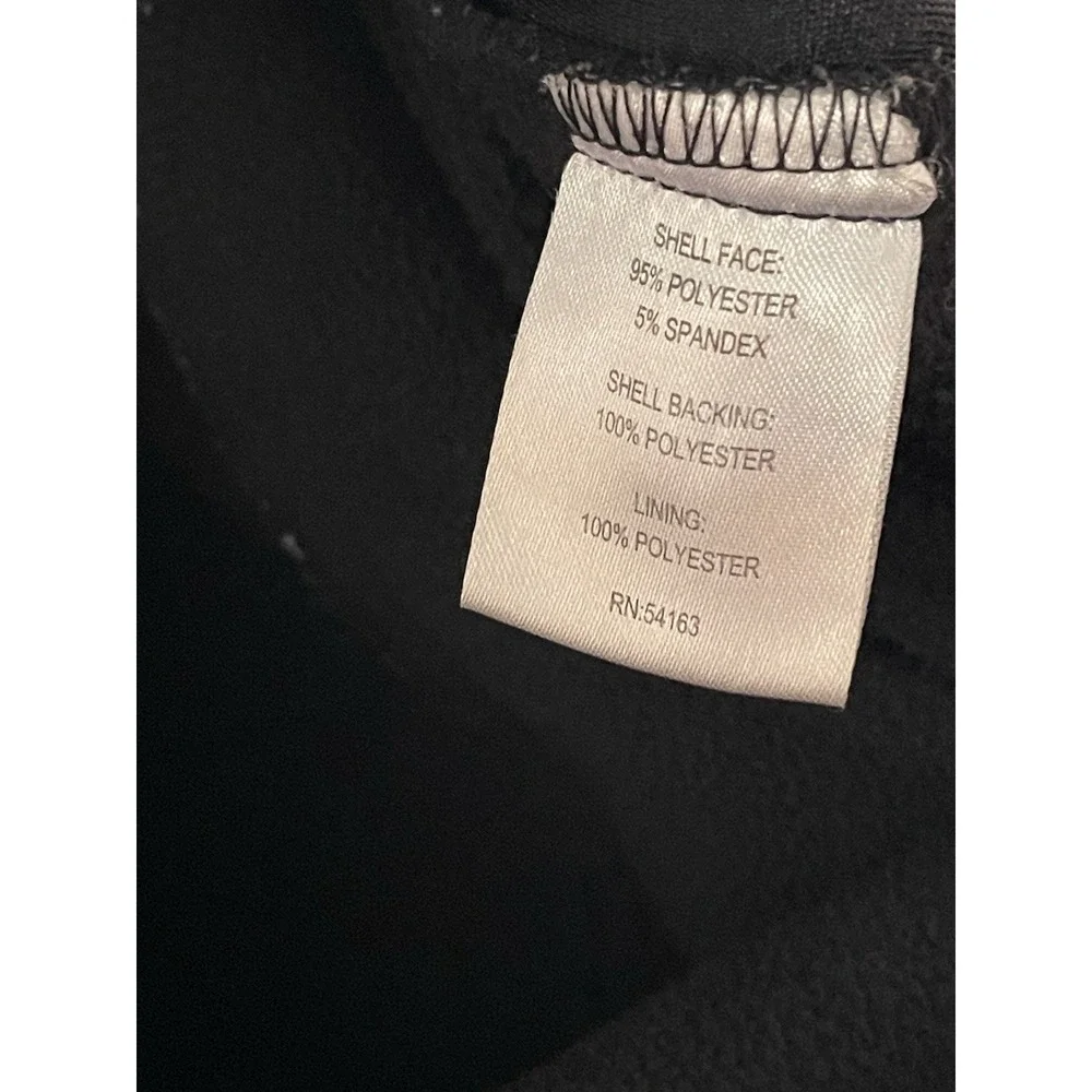 Calvin Klein Hooded Winter Coat Women's Size PM Black Mid-length Heavy Trench